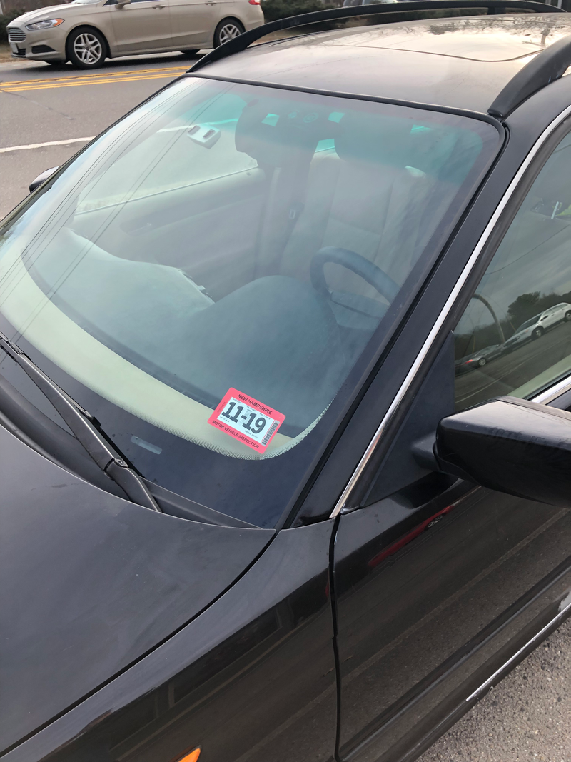 The sticker of triumph.
